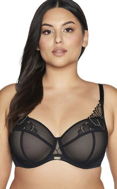 Бюстгальтер Miray с шитыми чашками на тонком поролоне (Размер: 65E) (Цвет: черный)