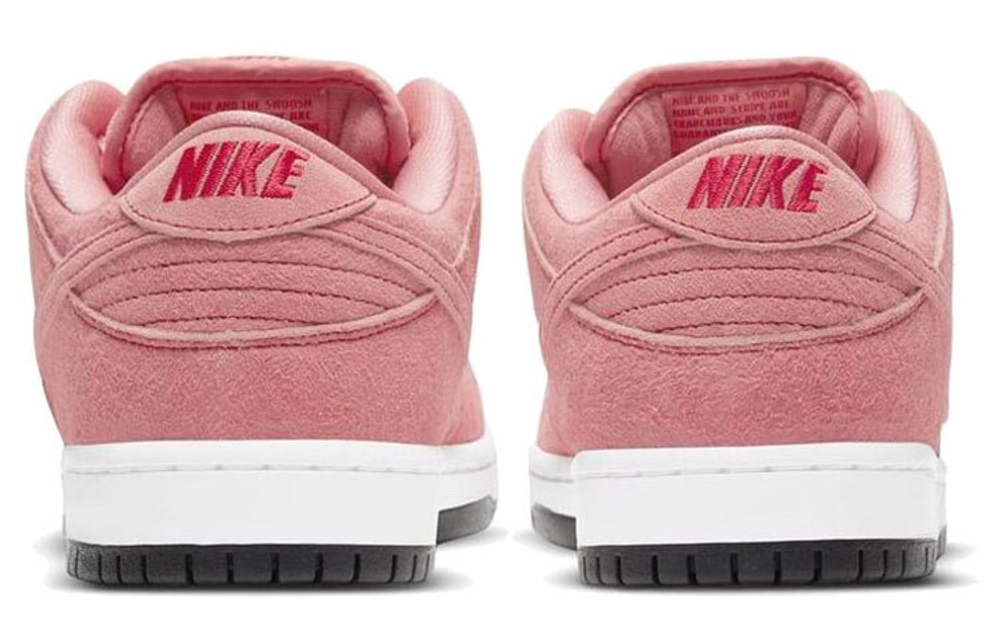 Nike Dunk SB Pro PRM "pink pig" non-slip low-top sneakers for men and women the same pink