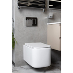 Унитаз подвесной Boheme Mane 970-SET-W, белый глянец с крышкой-сиденьем с микролифтом