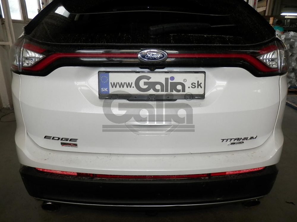 Фаркоп оцинкованный Galia F136C для FORD Edge, SUV, 2015-(паспорт и сертификат в комплекте)(без электрики)