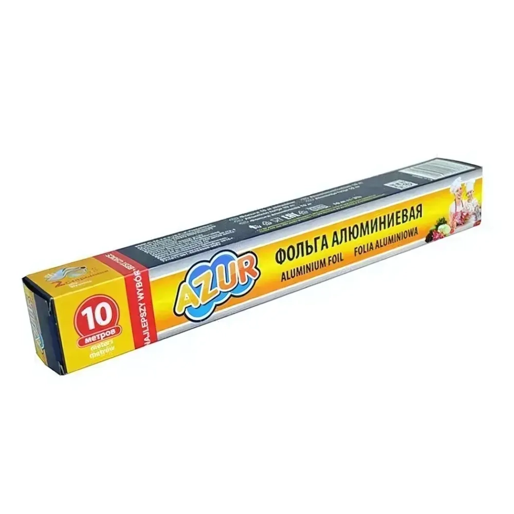 Фольга алюминиевая Азур 0,29м, 8 мкм, коробка