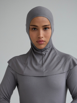 Балаклава утонченная без шва серая