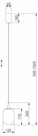 Подвесной светильник Eurosvet Pineapple 50266/1 янтарный