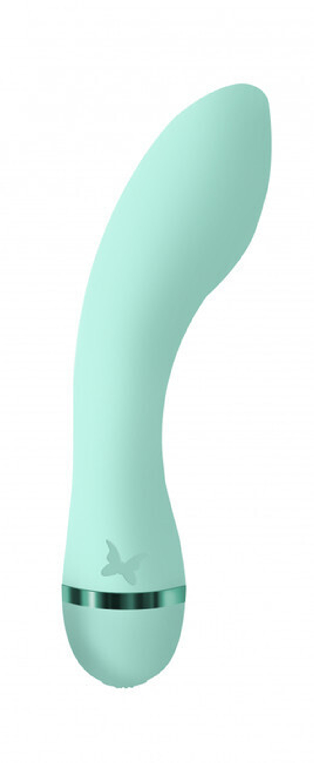 Изогнутый вибратор для G-стимуляции Fantasy FOXY (20 режимов) (Цвет: светло-мятный)