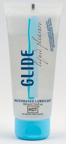 Интимная смазка на водной основе Glide, 100 мл.