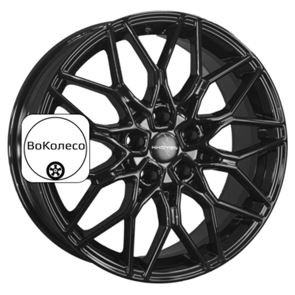 7x18/5x108 ET33 D60,1 KHW1813 (Chery Tiggo 7 Pro) Black Khomen Wheels