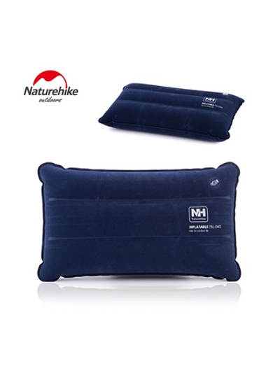 Подушка  Naturehike NH18F018-Z надувная прямоугольная  темно синяя, 6975641885504