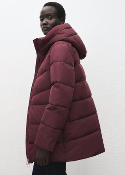 Утеплённый анорак с капюшоном