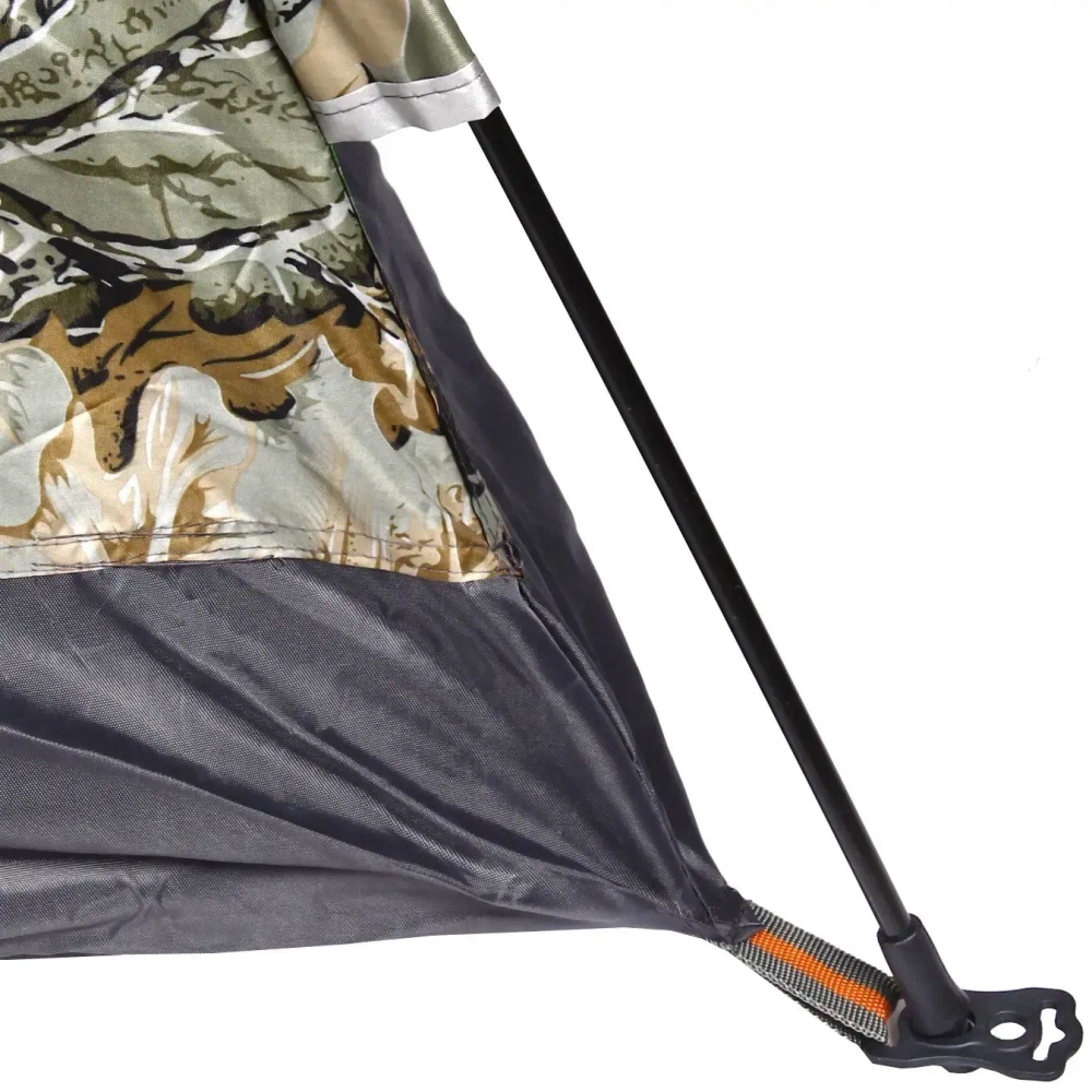 Палатка туристическая Катунь-2 однослойная, зонтичного типа, 200*150*110 см, цвет хаки