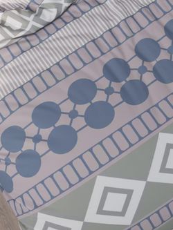 Пододеяльник Полисатин Мечта "Knitting" 2-спальный на молнии 175x215 см