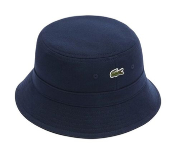 Теннисная кепка Lacoste Organic Cotton Bucket - navy blue