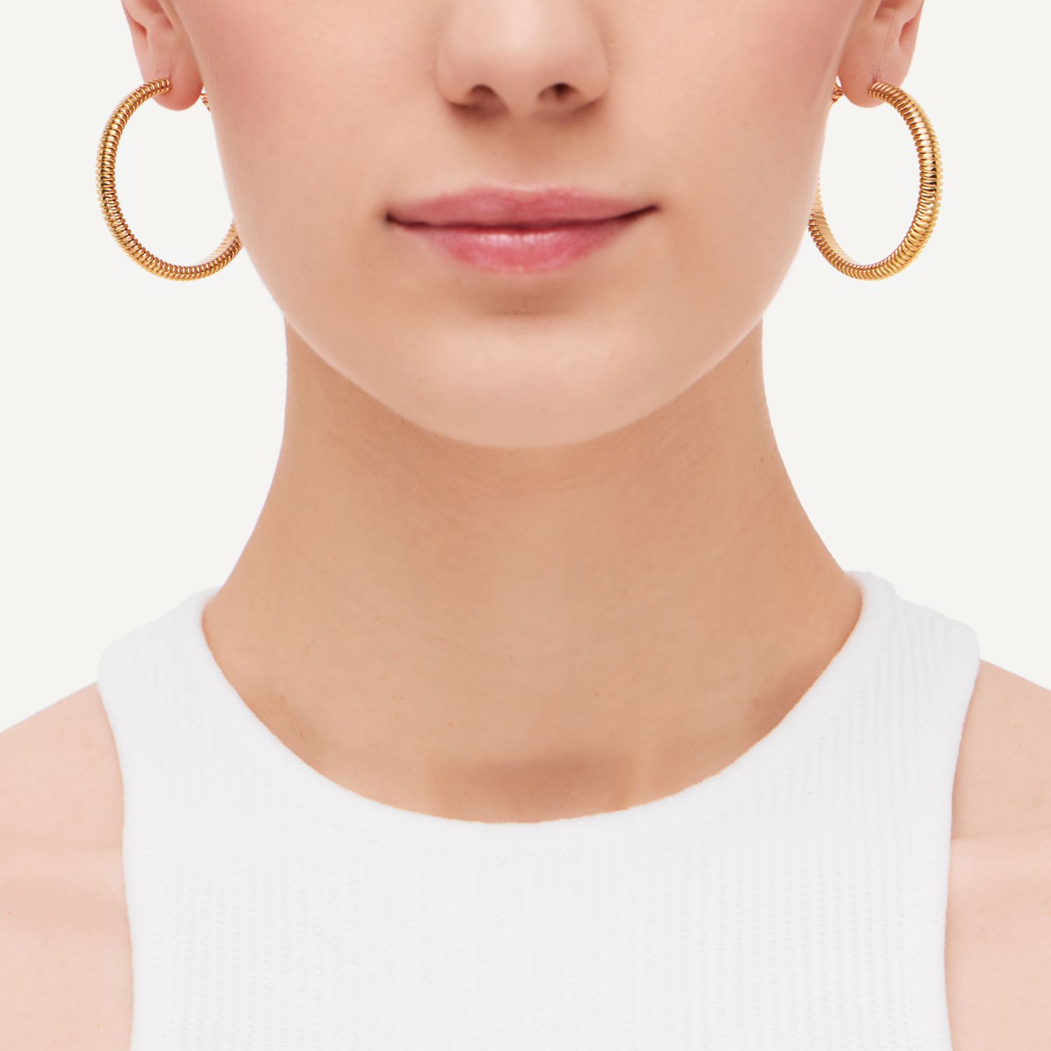 Серьги Plicated Earrings – Gold