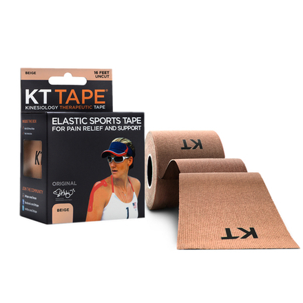 Кинезиотейп KT Tape Original, Хлопок, Рулон, 5 м х 5 см, цвет Бежевый