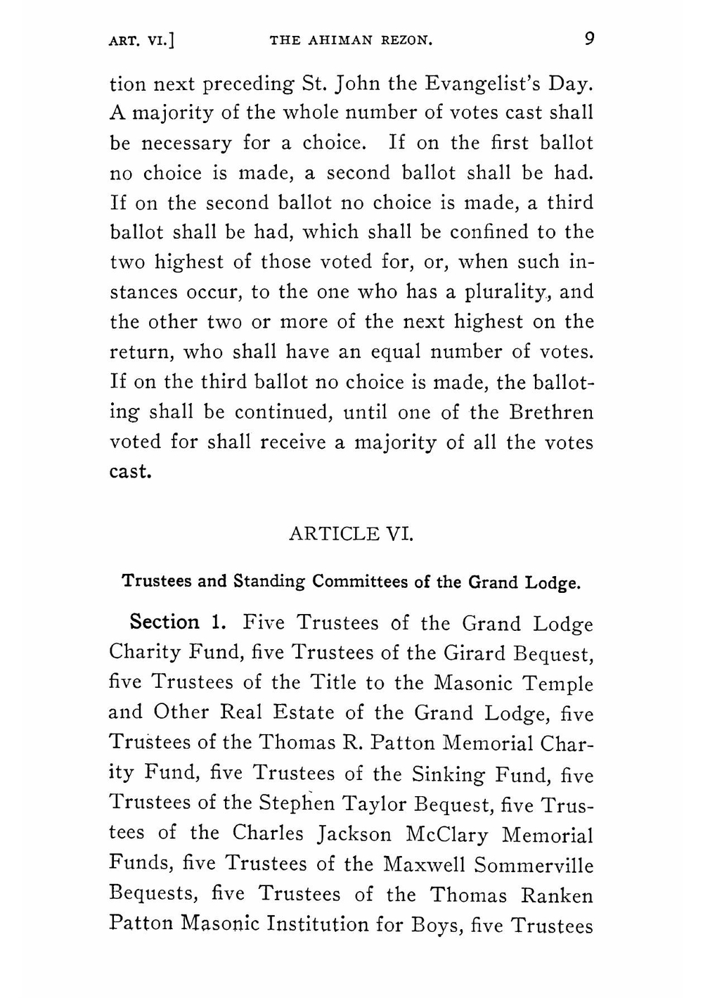 The Ahiman Rezon. Or, Book of the Constitution of the Grand Lodge of Free & Accepted Masons of Pennsylvania, Also, the Ancient Charges, Forms . the Grand Lodge of Pennsylvania, for the Gove | Нет автора
