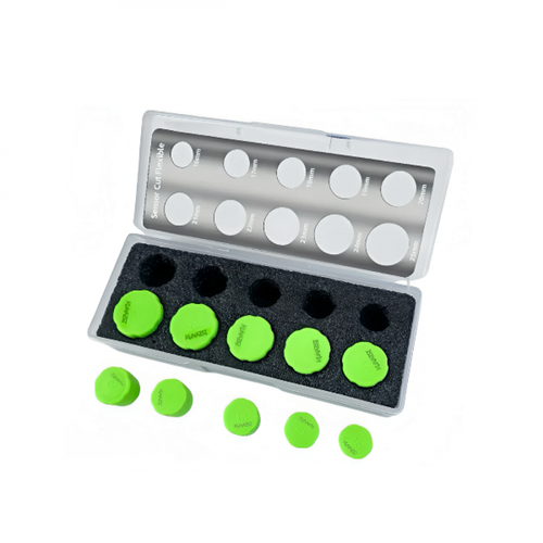 KUNAISI Набор для прорезки круглых отверстий в пленке.10 шаблонов