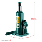 KRAFTOOL KRAFT-LIFT, 6 т, 216 - 413 мм, бутылочный гидравлический домкрат (43462-6)