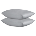 Набор наволочек из премиального сатина светло-серого цвета из коллекции essential, 50х70 см