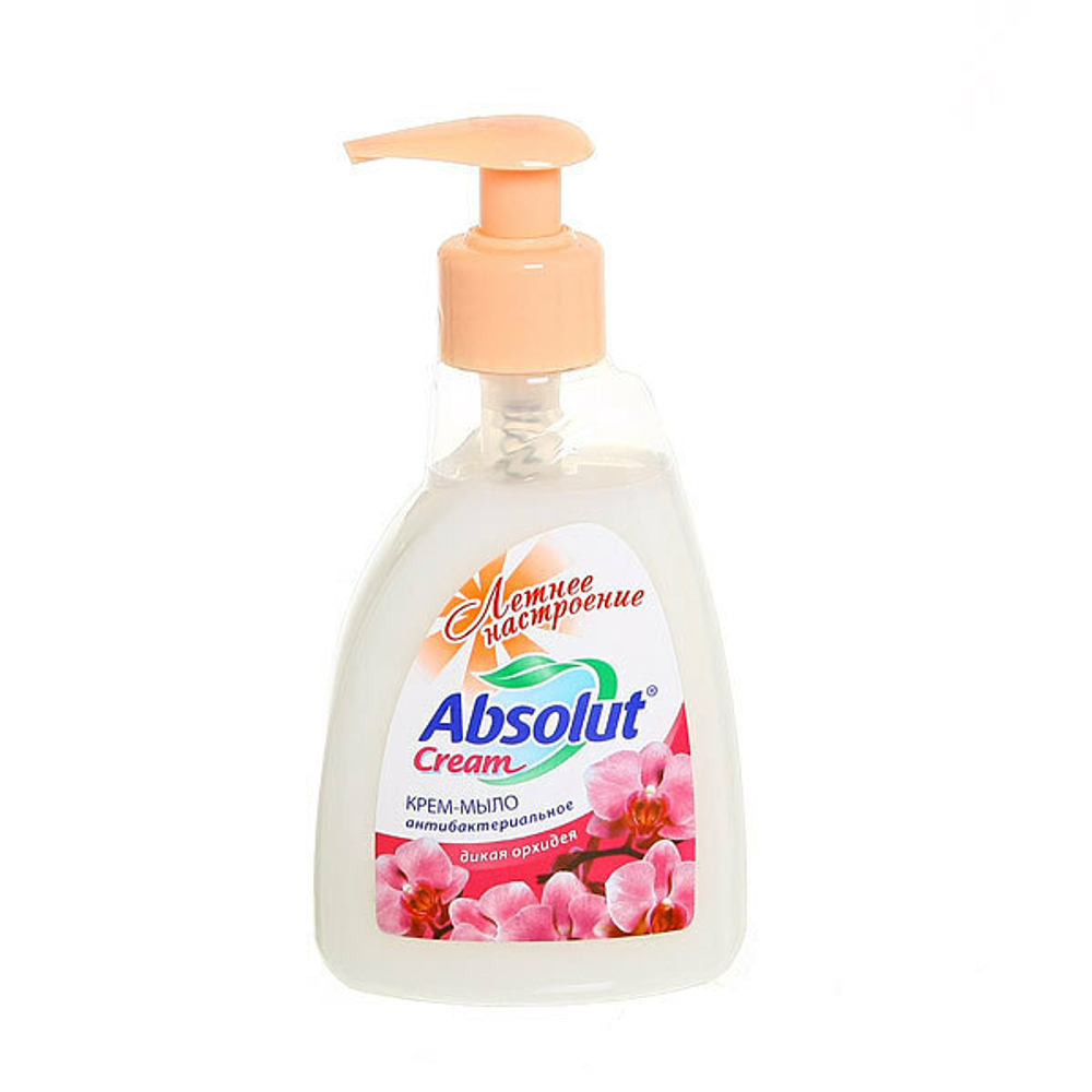 Мыло жидкое АБСОЛЮТ «Cream Дикая орхидея» 250 г.