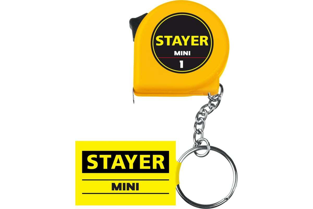 Рулетка-брелок STAYER Mini 1м / 6мм 34140-1_z02