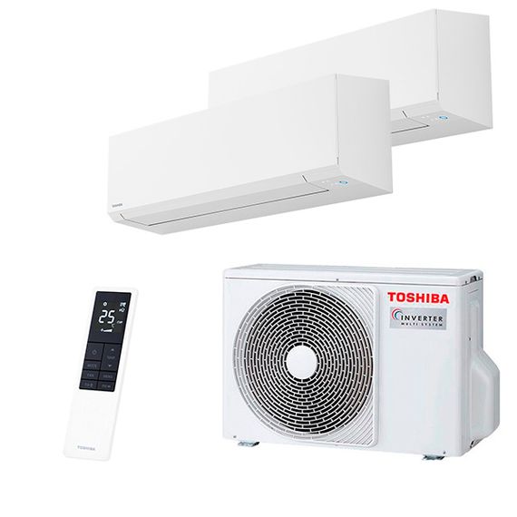 Мультисплит система на 2 комнаты Toshiba RAS-B07G3KVSG-E x 2 / RAS-2M14G3AVG-E