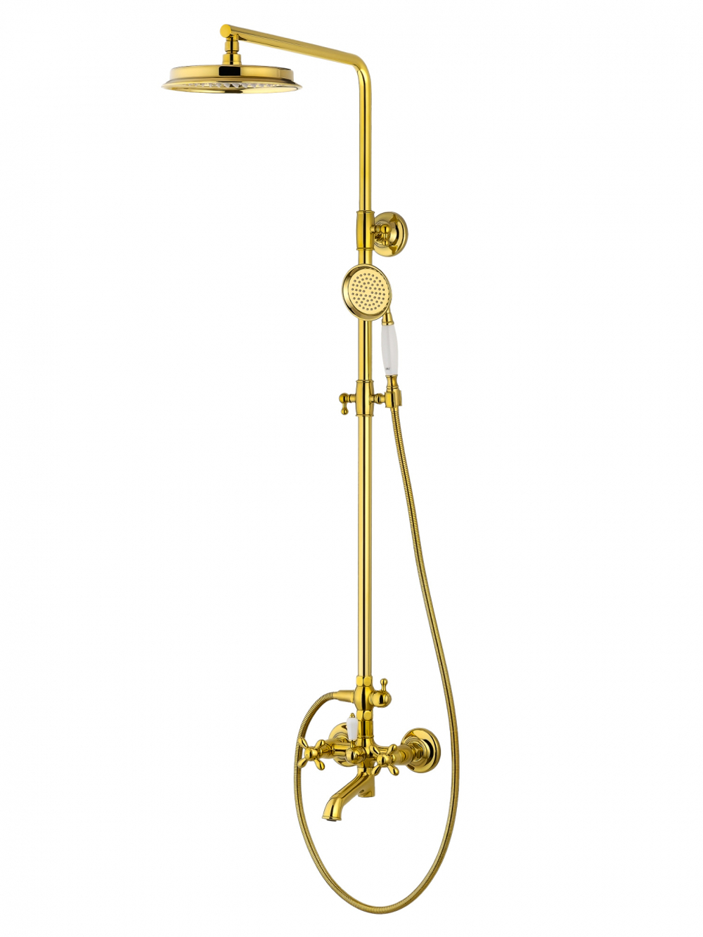 Душевая система WONZON & WOGHAND RETRO, Глянцевое золото (WW-88739020-PG)