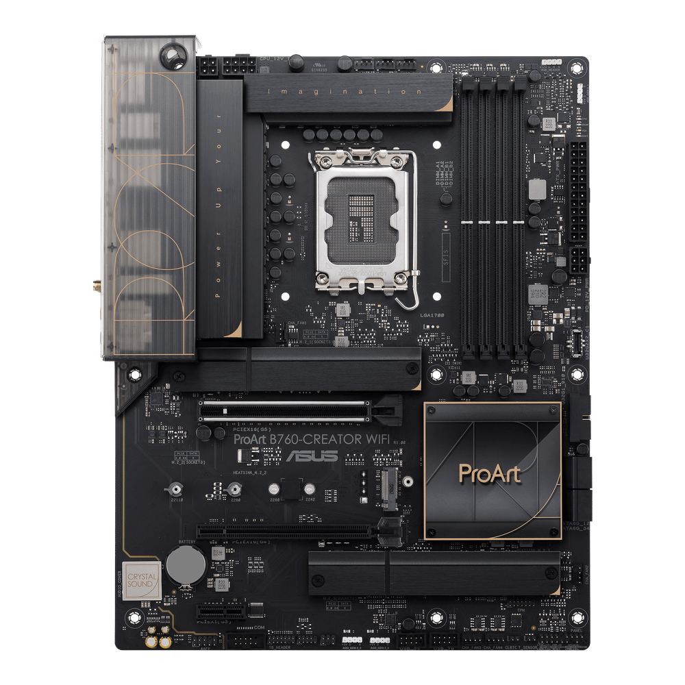 Материнская плата ASUS PROART B760-CREATOR WIFI LGA1700 4xDDR5 4xSATA3 3xM.2 RAID HDMI DP ATX