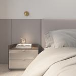 DK5072-SB Бра SHINE WALL со светодиодом, D104*H68, IP20, 3000К, 3W, RA?90, сатинированная латунь, алюминий