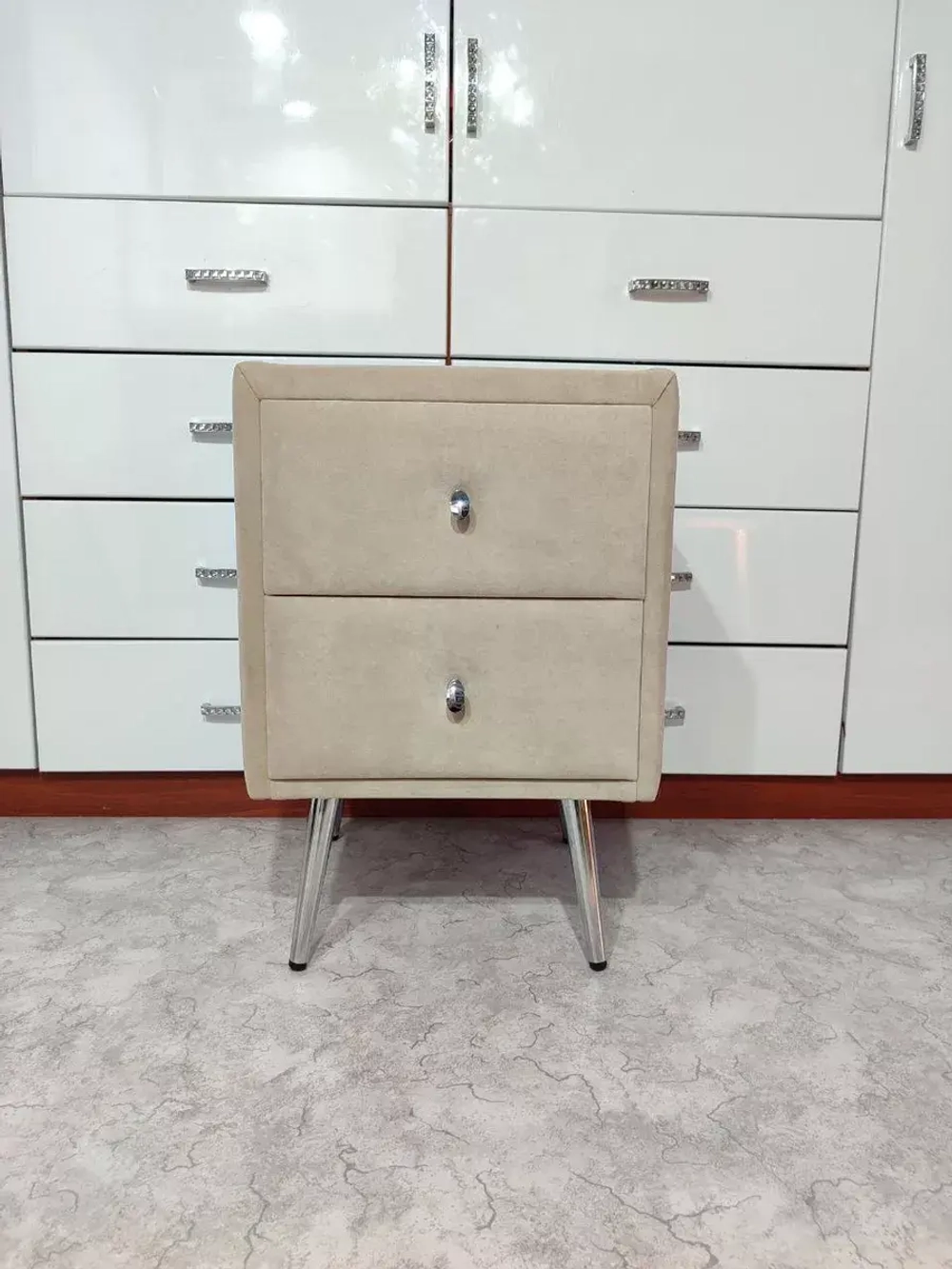 Ножки мебельные Серебро 200 мм