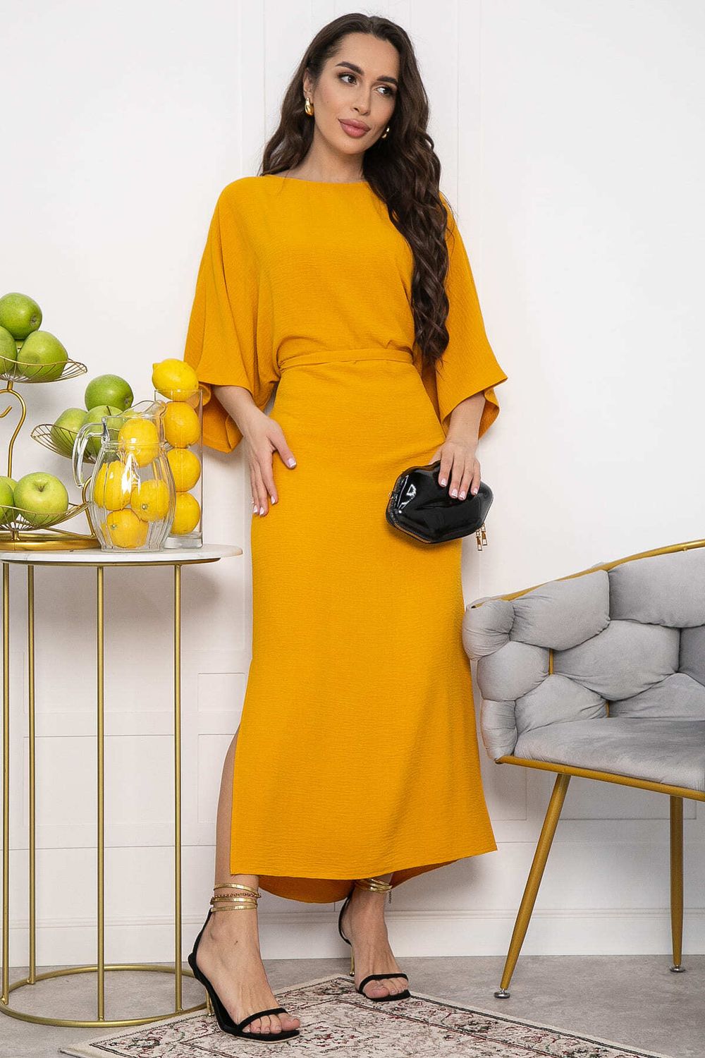 Платье Фернанда (горчица) П13621-41М LT Collection