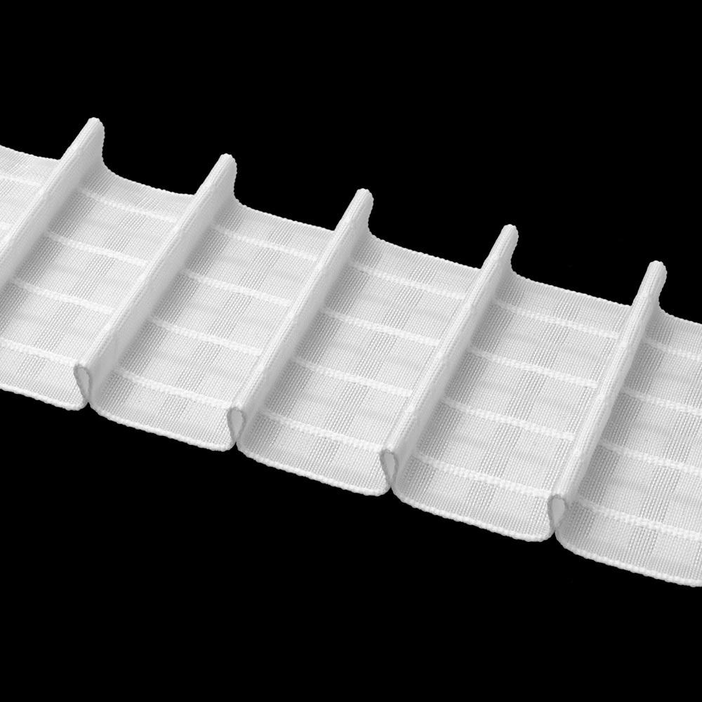 Шторная лента Oz-Is арт. 4428 Р, коэф сборки 1:1,8, цвет белый (ширина 80 mm)