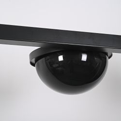 Реечный подвесной светильник PALMA Wall lamp 2 шара + 1 вазон горизонтальная