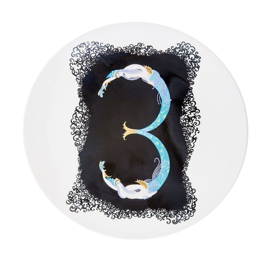 Коллекционная декоративная тарелка «Цифра 3» из серии «Цифры»
