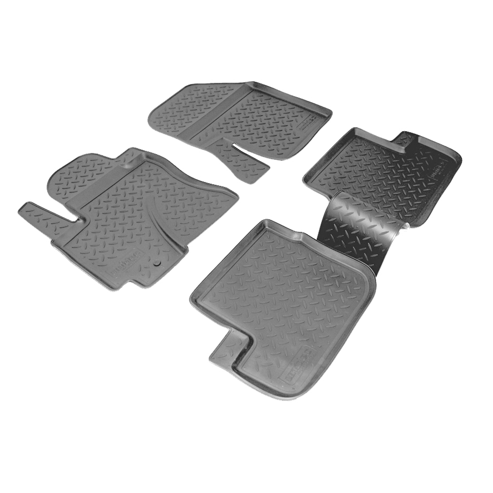 Ковры в салон Norplast/Unidec для Toyota RAV4 в кузове XA2 (2003-2005), Черный, арт.NPL-Po-88-43