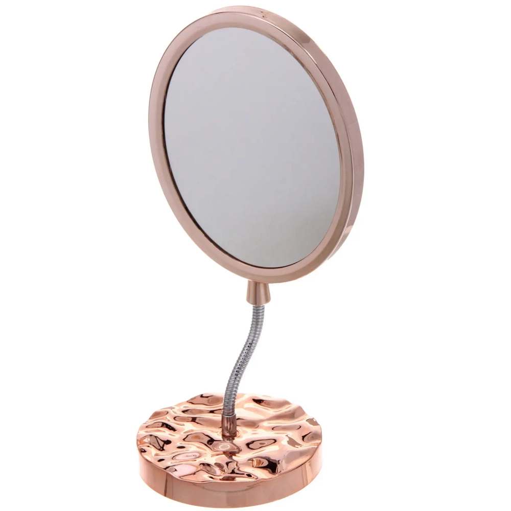 Зеркало настольное «ЭЛАНТРА», овал, цвет золото, 30,5*14,5