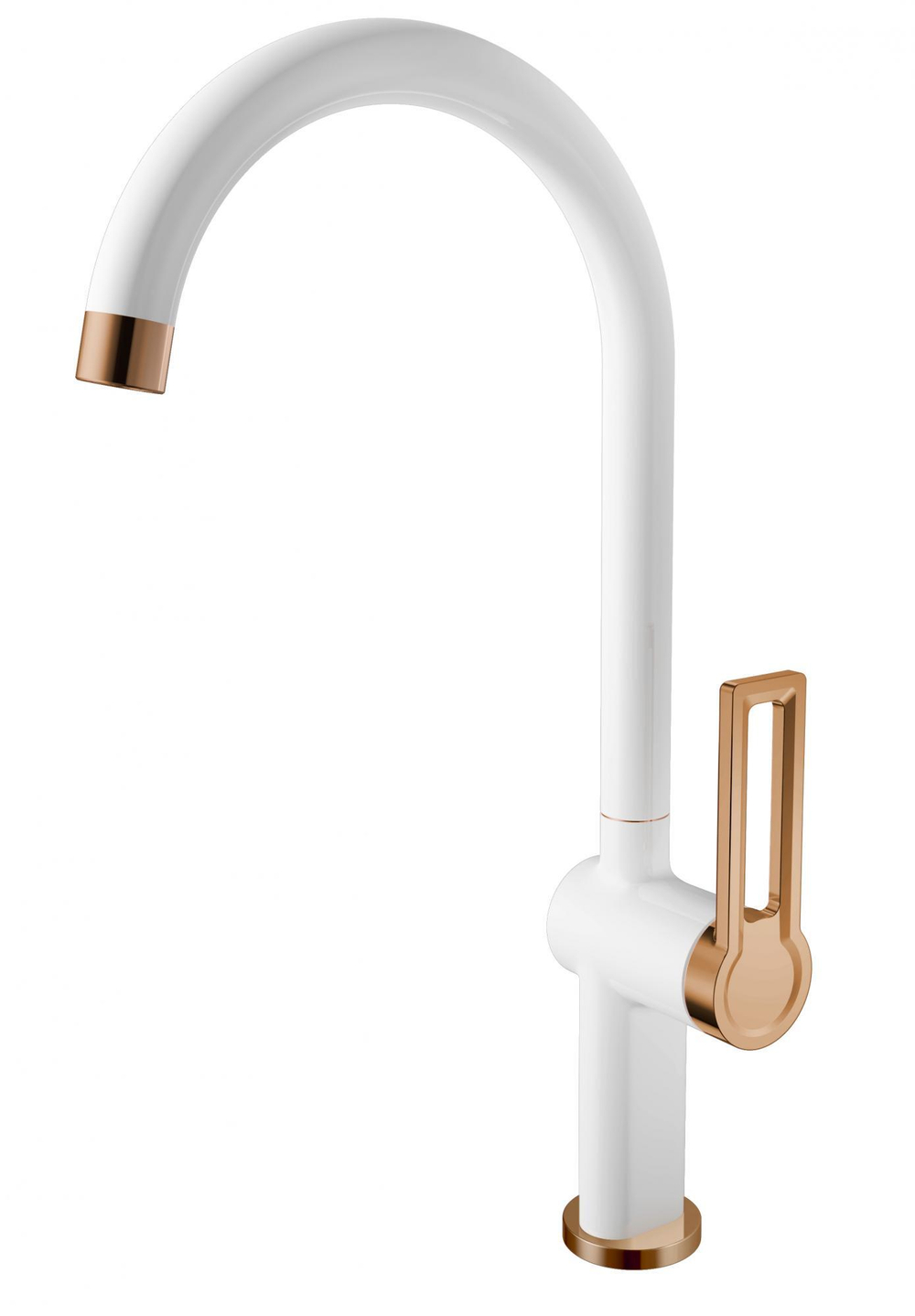 Смеситель I-TECH для кухни, DORADO 40, белый/золото I 06 154