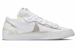 Кроссовки Sacai X Nike Blazer Low "White Patent Leather"