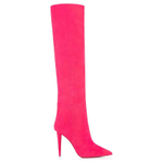 CL Suede Knee high Boots Women"s Pink