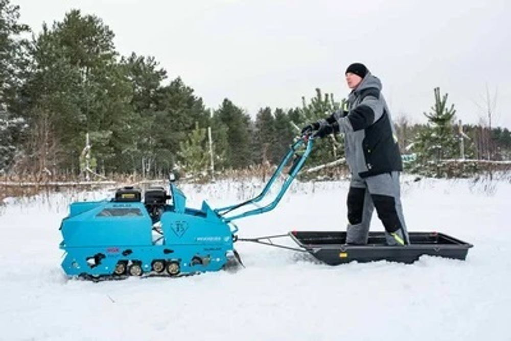 Мотобуксировщик БУРЛАК Таежник 15 л.с