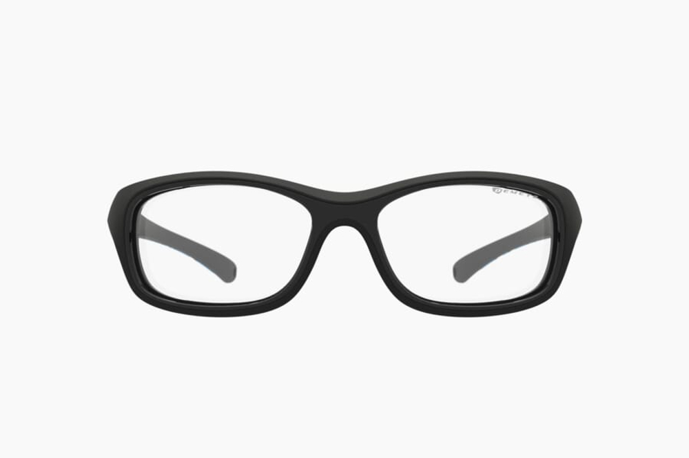 Спортивные очки с диоптриями Demetz Softness R / Matte Black / Matte Blue Colorless Cat.0