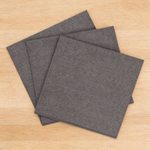 Салфетка из целлюлозы 34*38см 3шт, темно-серый