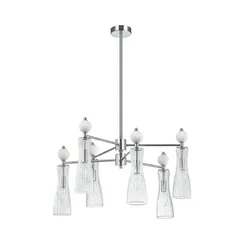 8268/6 NEOCLASSI LN26 160 хром/белый/прозрачный, металл/керамика/стекло Люстра Е14 6*40W 220V EMILY