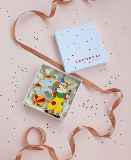 Подарочный набор Слон на мяче и Клоун