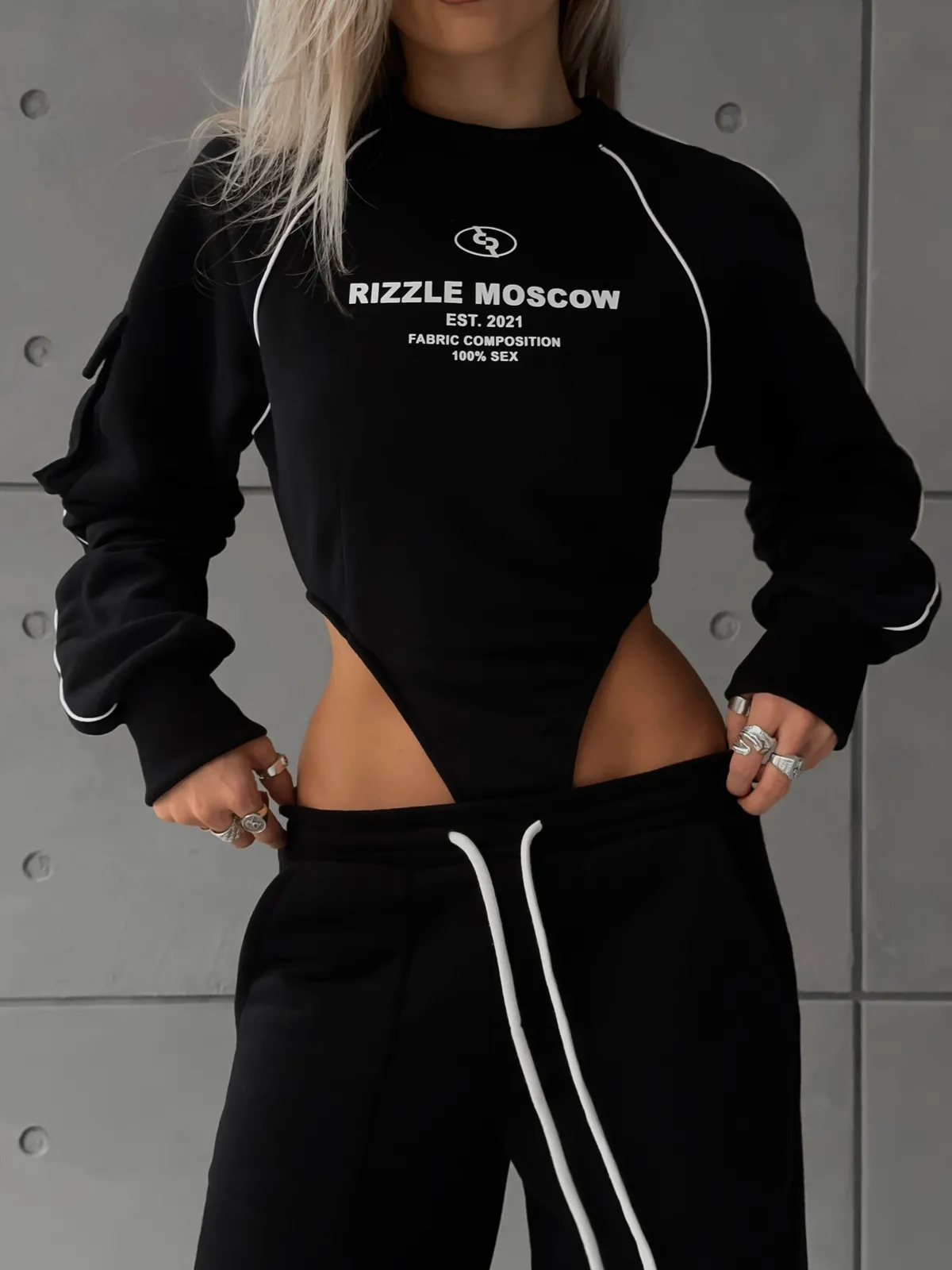 Брюки-карго из футера Universe