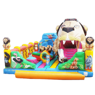 Надувной батут "В пасти льва"