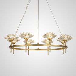 Подвесная Люстра Lotos D80 8 Lamps By Imperiumloft