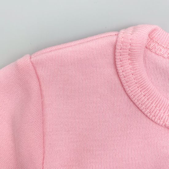 Боди хлопковое Basic с коротким рукавом Розовое