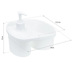 Подставка для моющих средств с дозатором для жидкого мыла 250 мл М1149