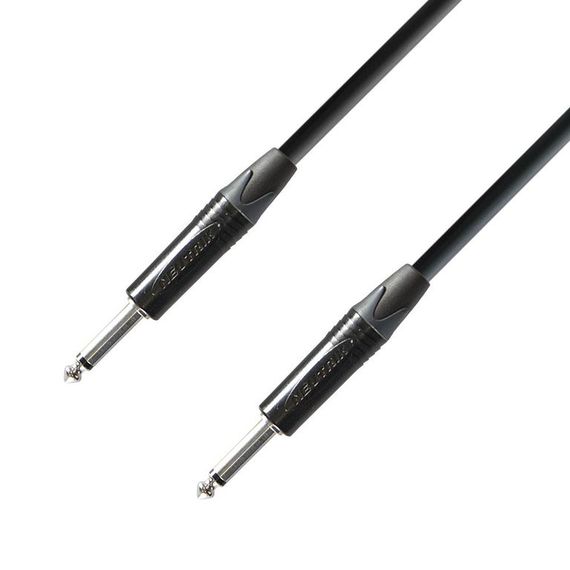 Adam Hall K5IPP0600 - кабель инструментальный, Neutrik TRS (jack) 6,3 mm mono - TRS (jack) 6,3 mm mo