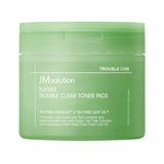 JMsolution Tea Tree Trouble Clear Toner Pads, 100ea - Успокаивающие тонер-пэды с экстрактом чайного дерева