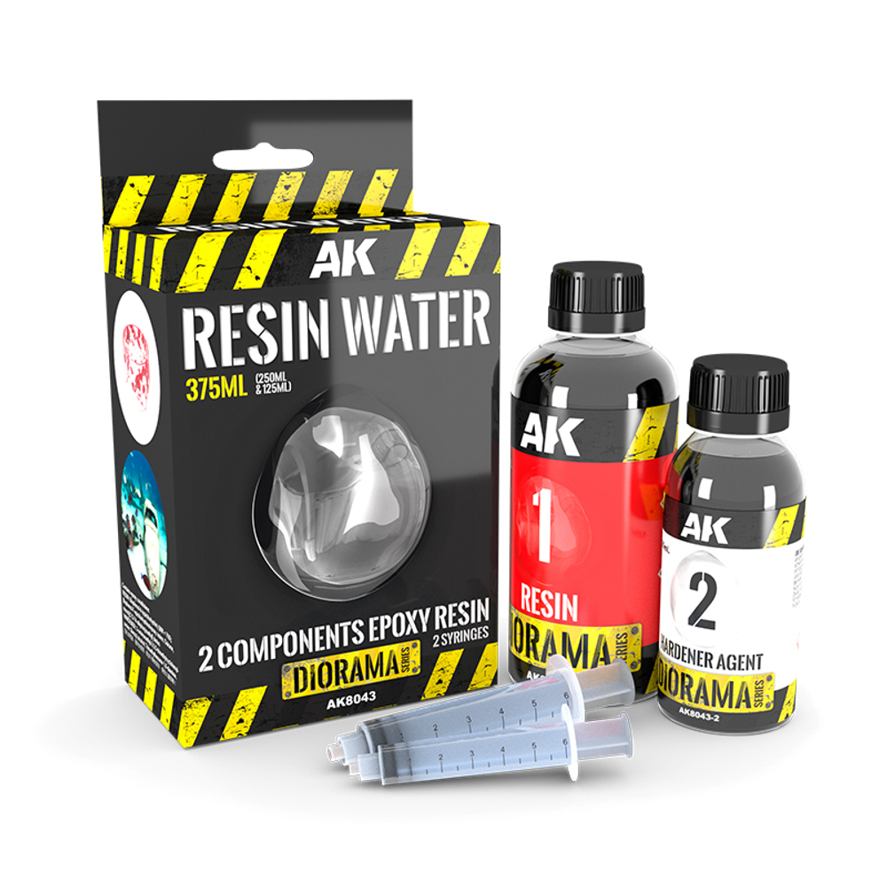 Имитация воды AK Interactive Resin WATER 375ml